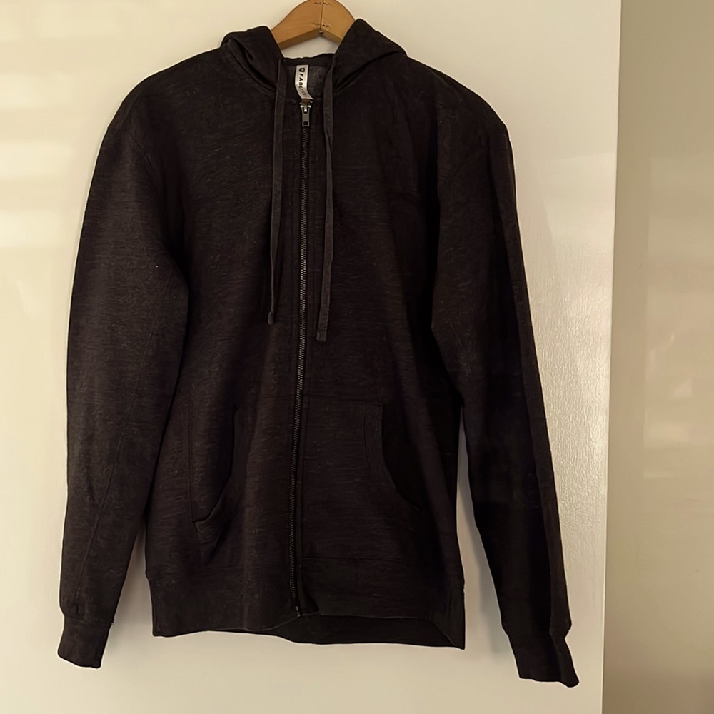 Fabletics Hoodie, Womens, Gray, M